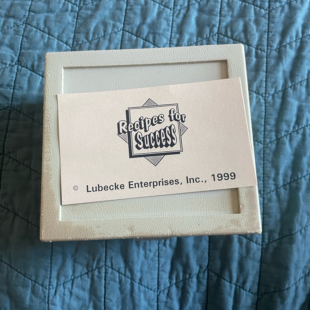 Lubecke Enterprises Inc 1999 Vitamins and Supplements Health Regimen Cards